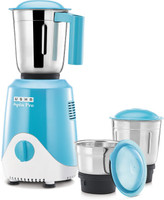 USHA Spin Pro 500 W Mixer Grinder(SN500 MX3_ | 3 Jars | Multicolor)