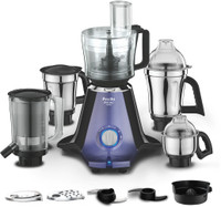 Preethi Zodiac 750 W Juicer Mixer Grinder(Zodiac Glitter MG 264 including Masterchef Jar, Super Extractor | 5 Jars | Lavender/Black)