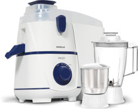 HAVELLS by Havells RIGO 500 W Juicer Mixer Grinder(RIGO 2GHIJMBUB050 | 2 Jars | WHITE + DARK BLUE)