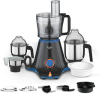 Preethi Zion 750 W Mixer Grinder(Zion MG-227/MG227_ | 4 Jars | Atta Kneading| Powerful Grinding for Chutney, Masala & Batter | Black)