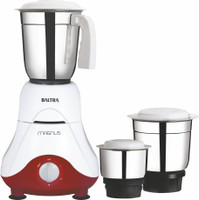 Baltra Magnus 550 W Mixer Grinder(Magnus (BMG-162) | 3 Jars | RED WHITE)