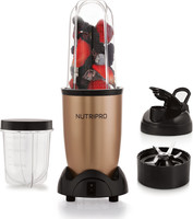 NutriPro Blender 500 W Juicer Mixer Grinder(Nutri | 2 Jars | Gold)