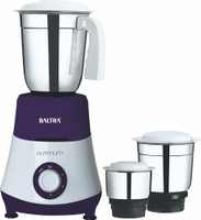 Baltra Platinum 550 W Mixer Grinder(BMG 182 | 3 Jars | White, Voilet)