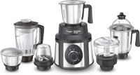 Prestige Endura 1000 W Juicer Mixer Grinder(Endura | 6 Jars | with Multi-Utility Jar | Black, Silver)
