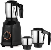 BAJAJ ?Military Series Finesse 750W Midnight Black 750 W Mixer Grinder(?Military Series Finesse 750W Midnight Black | 3 Jars | Black)