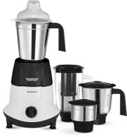 MAHARAJA WHITELINE MX-278 750 W Mixer Grinder(Odacio Elite | 4 Jars | White, Black)