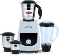 Sansui Plus 500 W Juicer Mixer Grinder(Allure | 4 Jars | Black, Grey)