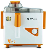 BAJAJ 450WATT 450 W Juicer Mixer Grinder(JX4 NEO | 2 Jars | WHITE AND ORANGE)