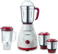 ACTIVA 4 Jar 650 W Mixer Grinder(Pluto Pro Plus | 4 Jars | White)