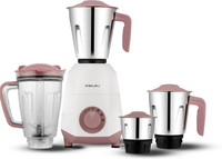 BAJAJ GX75 750 W Juicer Mixer Grinder(410644 | 4 Jars | DuraCut Blades | White/Lilac)