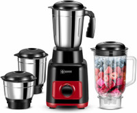 Havok Product RED Mixer 4 Jar 750 W Juicer Mixer Grinder(Hav/Mix/4Jar(Black) | 4 Jars | Red, Black)
