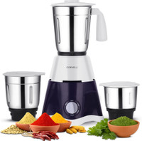 Corvell Compact Design | Multi-Function Kitchen Appliance | Copper Motor | Heavy Duty 750 W Mixer Grinder(CV-3023-MG-3JR | 3 Jars | Multicolor)