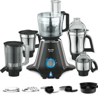 Preethi Zodiac 750 W Juicer Mixer Grinder(MG-218 | 5 Jars | Black/Light Grey)