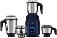 Atomberg Yulia | Coarse Mode for Silbatta-like Textures | 750 W Mixer Grinder(Powerful Intelligent Motor | Advanced Safety Features | 4 Jars | Ritz Blue)