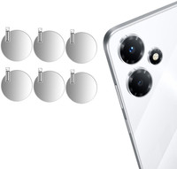 hirdesh Back Camera Lens Glass Protector for Infinix HOT 30 PLAY NFC(Pack of: 6)