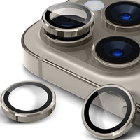 Gripp Back Camera Lens Ring Guard Protector for iPhone 15 Pro / 15 Pro Max / 16 Pro/16 Pro Max / 17 Pro/17 Pro Max (Grey/Gold)(Pack of: 1)