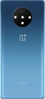 LEISURELIC ONEPLUS 7T (GLASS) WITH CAMERA RING GLASS PROPER LOGO Back Panel(GLACIER BLUE)