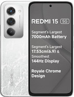 REDMI 15 5G (Frosted White, 256 GB)(8 GB RAM)