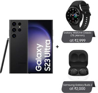 SAMSUNG Galaxy S23 Ultra 5G (Phantom Black, 1 TB)(12 GB RAM)