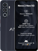Ai+ Nova 2 Neo 5G (Black, 128 GB)(6 GB RAM)