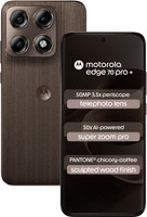 MOTOROLA Edge 70 Pro+ (Sculpted Wood PANTONE Chicory coffee (Brown), 256 GB)(12 GB RAM)