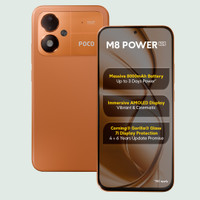 POCO M8 Power 5G (Blaze Orange, 128 GB) (6 GB RAM) Flipkart Deal