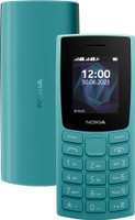 Nokia 105 Single SIM, Keypad Mobile Phone with Wireless FM Radio(Cyan)