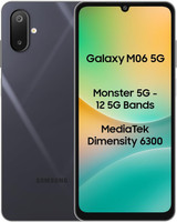 Samsung M06 5G (Blazing Black, 128 GB)(6 GB RAM)