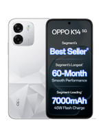 OPPO K14 5G (Prism White, 128 GB)(6 GB RAM)