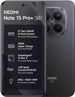 REDMI Note 15 Pro + 5G (Carbon Black, 256 GB)(12 GB RAM)