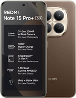 REDMI Note 15 Pro + 5G (Coffee Mocha, 256 GB)(12 GB RAM)