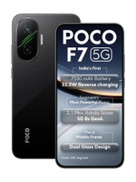 POCO F7 5G (Phantom Black, 256 GB)(12 GB RAM)