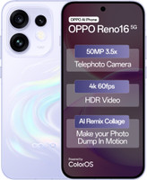 OPPO Reno16 5G (Stellar Purple, 256 GB)(8 GB RAM)
