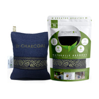 Dr. CHARCOAL Car Air Purifier Bag to remove Bad Smell & Moistures (Classic Neel, 200g) Portable Car Air Purifier(Blue)