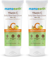 Mamaearth Daily Glow Face Cream With Vitamin C & Turmeric for Skin Illumination(160 g)