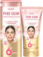 EMAMI Pure Glow Complete Brightening Cream | No White Cast |Sakura Flower &Niacinamide(50 g)