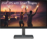Lenovo L - Series 60.45 cm (24 Inch) Full HD LED Backlit IPS Panel with TUV Eye Care, Smart Display Customization with Lenovo Artery Monitor (L24i-30,C20238FL0)(AMD Free Sync, Response Time: 4 ms, 75 Hz Refresh Rate)