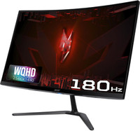 Acer 68.58 cm (27 inch) Curved WQHD LED Backlit VA Panel Gaming Monitor (ED270U S3)(AMD Free Sync, Response Time: 1 ms, 180 Hz Refresh Rate)