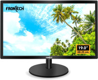 Frontech - 48.26 cm (19 inch) HD LED Backlit VA Panel Monitor (MON-0001)(Adaptive Sync, Response Time: 3 ms, 75 Hz Refresh Rate)