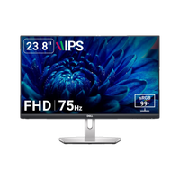 DELL S Series 60.45 cm (24 inch) Full HD LED Backlit IPS Panel with 3-Years warranty, 99% sRGB, Low Blue Light technology, HDMI x2, Tilt adjustment, Ultra Thin Bezel Monitor (S2421HNM / S2421HN)(AMD Free Sync, Response Time: 4 ms, 75 Hz Refresh Rate)