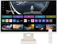 LG 62.23 cm (25 inch) Full HD IPS Panel with webOS, ThinQ Home Dashboard, ThinQ App, Remote Control, x2 Built-in Speakers, AirPlay 2 Screen Share Bluetooth, Smart Monitor (25SR50F-W.ATRRJSN)(Response Time: 5 ms, 60 Hz Refresh Rate)