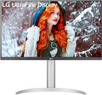 LG UltraFine 68.58 cm (27 inch) 4K Ultra HD IPS Panel with Built-in Speaker, HDMI, DisplayPort, USB Type-C 90W PD, Tilt/Height/Pivot Adjustable Stand, DisplayHDR 400, Computer Monitor (27UP850K - WA.ATRFMSN)(Response Time: 5 ms, 60 Hz Refresh Rate)