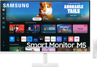 SAMSUNG M5 68.58 cm (27 inch) Full HD VA Panel with Mouse & Keyboard Control, OTT Apps, IoT Hub, Office 365, Workout Tracker, Multiple Ports, Speakers, Remote, Bluetooth Smart Monitor (LS27DM501EWXXL)(Response Time: 4 ms, 60 Hz Refresh Rate)