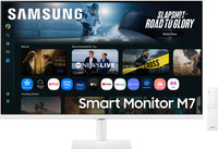 Samsung M7 Series 80.0 cm (32 inch) 4K Ultra HD LED Backlit VA Panel with In-built Speaker, Smart TV Apps, AirPlay, Wi-Fi, Bluetooth, USB, Type-C, Wireless Display, Vision AI Smart Monitor (LS32FM701UWXXL)(Response Time: 4 ms, 60 Hz Refresh Rate)
