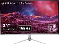 ZEBRONICS 60.96 cm (24 inch) Full HD LED Backlit VA Panel Wall Mountable Gaming Monitor (ZEB A24FHD)(Response Time: 8 ms, 165 Hz Refresh Rate)