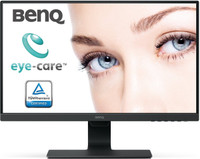 BenQ GW 60.45 cm (23.8 inch) Full HD LED Backlit IPS Panel Ultra-Slim Bezel, Eye Care, Anti-Glare, Low Blue Light, Brightness Intelligence, Dual HDMI, VGA, 1Wx2 Speakers, VESA Wall Mountable Monitor (GW2480)(Frameless, Response Time: 5 ms, 60 Hz Refresh Rate)