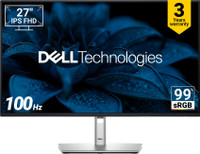 DELL 68.58 cm (27 inch) Full HD IPS Panel Anti-Glare With 3H Hardness, Gray-To-Gray (Fast mode), Ports: 1x HDMI|1x DP 1.2|1x VGA| 3x USB 3.2 Gen1 (A) | 1x USB 3.2 Gen1 Type-C [15W PD], Tilt/Swivel/Pivot/Height Adjustment Monitor (P2725H)(Response Time: 5 ms, 100 Hz Refresh Rate)