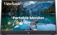 ViewSonic 15.6 Inch Full HD LED Backlit IPS Panel with AudioVisual Extension for Mobiles & Laptops, USB Type-C Port, Foldable Stand, Pivot-able Display Portable Monitor (VA1655)(Response Time: 7 ms, 60 Hz Refresh Rate)