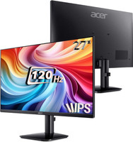 Acer 68.58 cm (27 inch) Full HD LED Backlit IPS Panel Monitor (KA270 G0)(Adaptive Sync, Response Time: 1 ms, 120 Hz Refresh Rate)