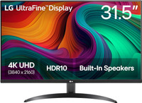 LG ULTRAFINE 81.28 cm (32 inch) 4K Ultra HD LED Backlit VA Panel Monitor (32UR500K-(3840x2160),HDR10,90% DCI-P3(CIE1976),HDMIx2,DisplayPort,Inbuilt Spk.)(Frameless, Response Time: 4 ms, 60 Hz Refresh Rate)